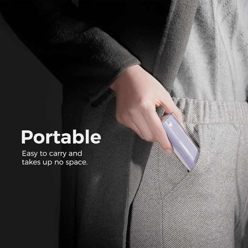 CLICK CLEAN Screen Cleaner, Fingerprint Proof Screen Cleaner Spray, All-in-One Cleaner with Microfiber and Shell for All Phones, Laptop and Tablet Screens (Purple) - Image 3